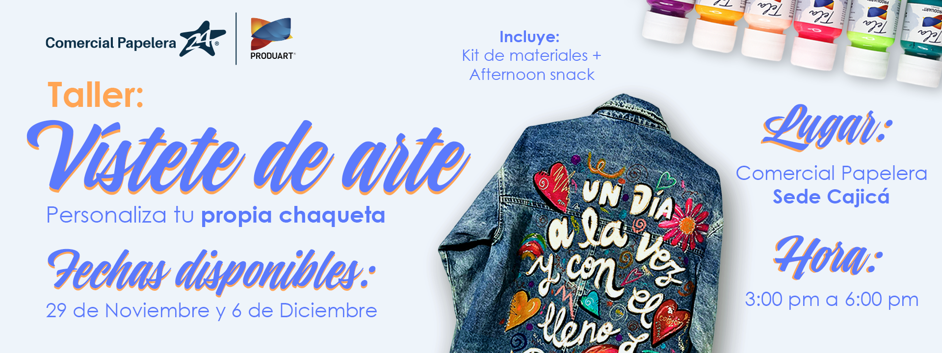 Taller de arte - Chaquetas