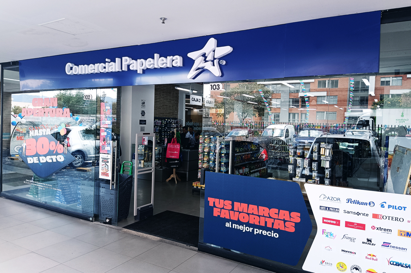 Fachada de Comercial Papelera Meridiano