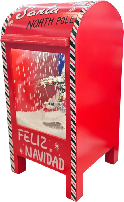 Farol Buzón Feliz Navidad 44 X 22 Cm