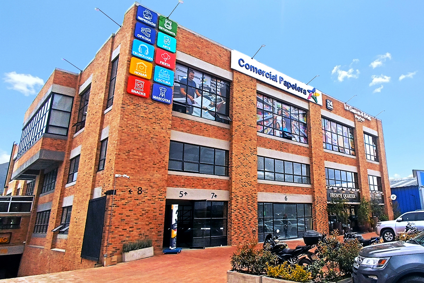Fachada de Comercial Papelera Cajicá